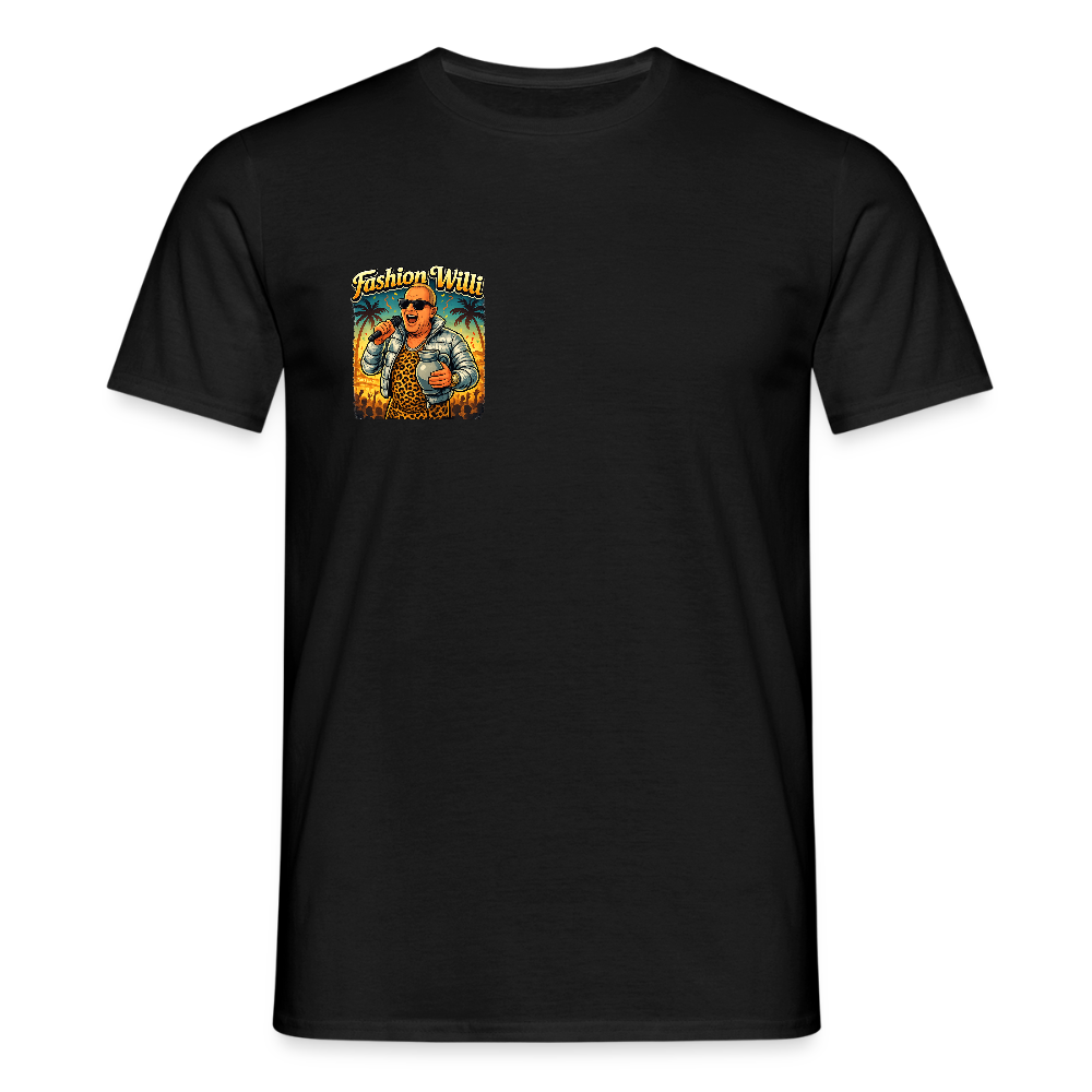 Fashion Willi - mit feministischen Grüßen - T-Shirt Herren - black