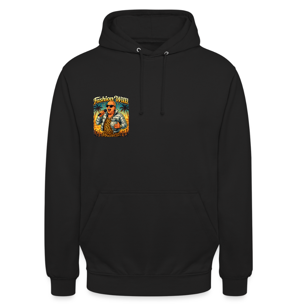 Hoodie Fashion Willi Unisex - black