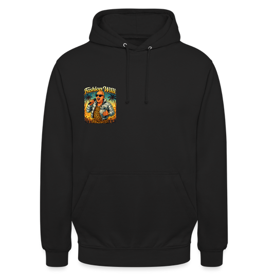 Hoodie Fashion Willi Unisex - black
