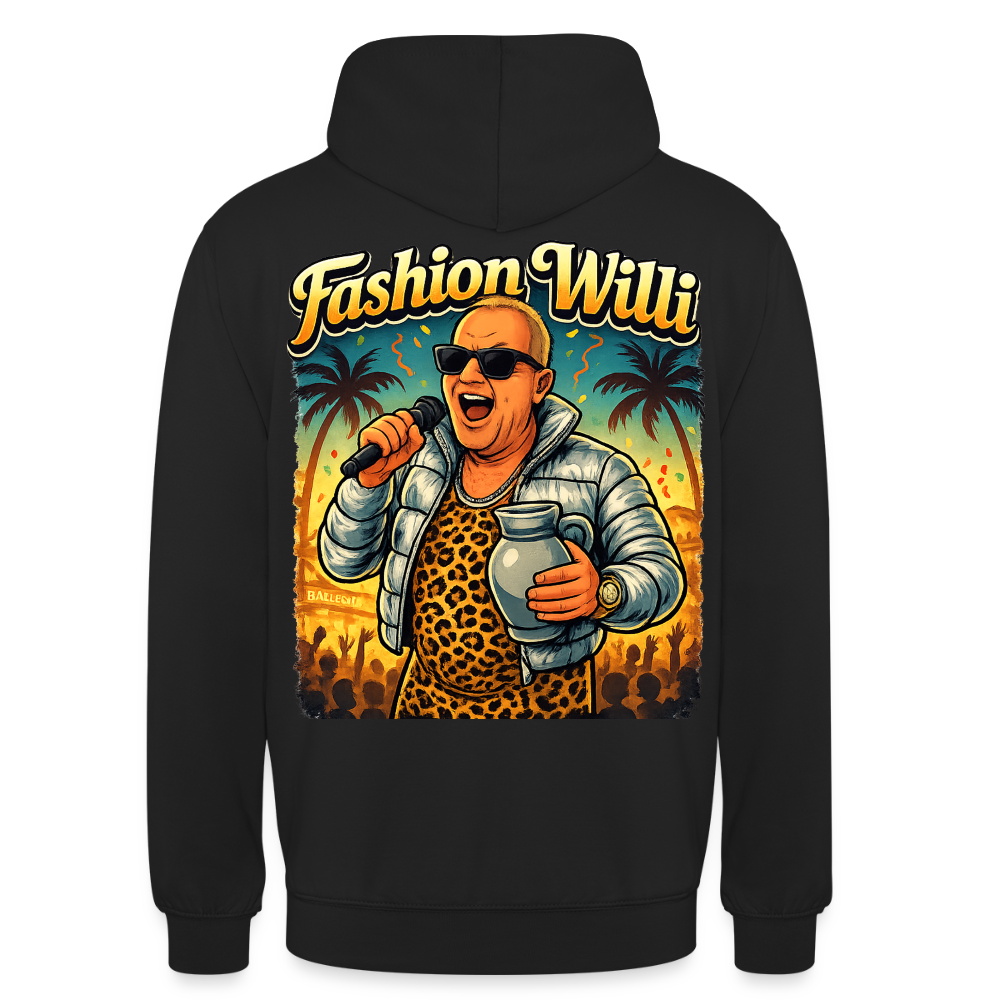 Hoodie Fashion Willi Unisex - black