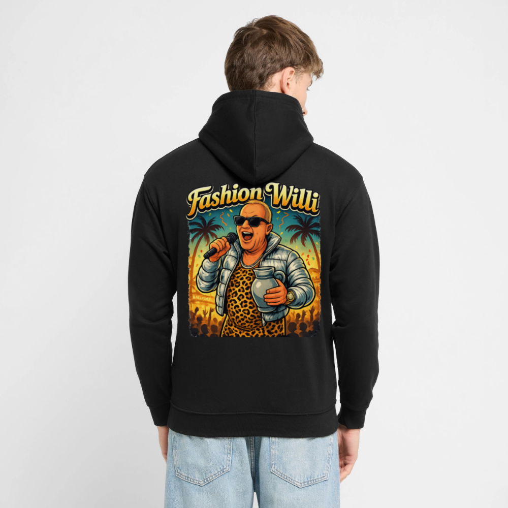 Hoodie Fashion Willi Unisex - black