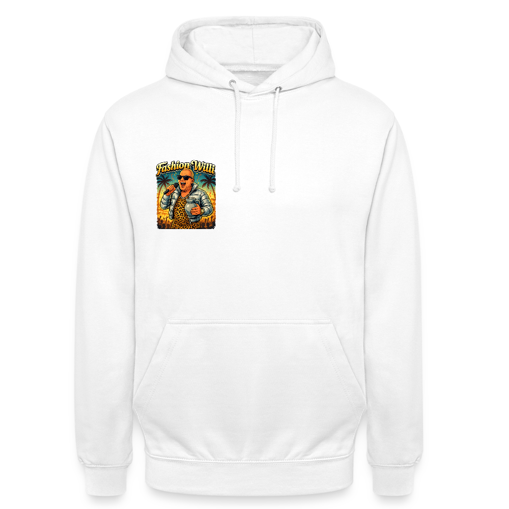 Hoodie Fashion Willi Unisex - white