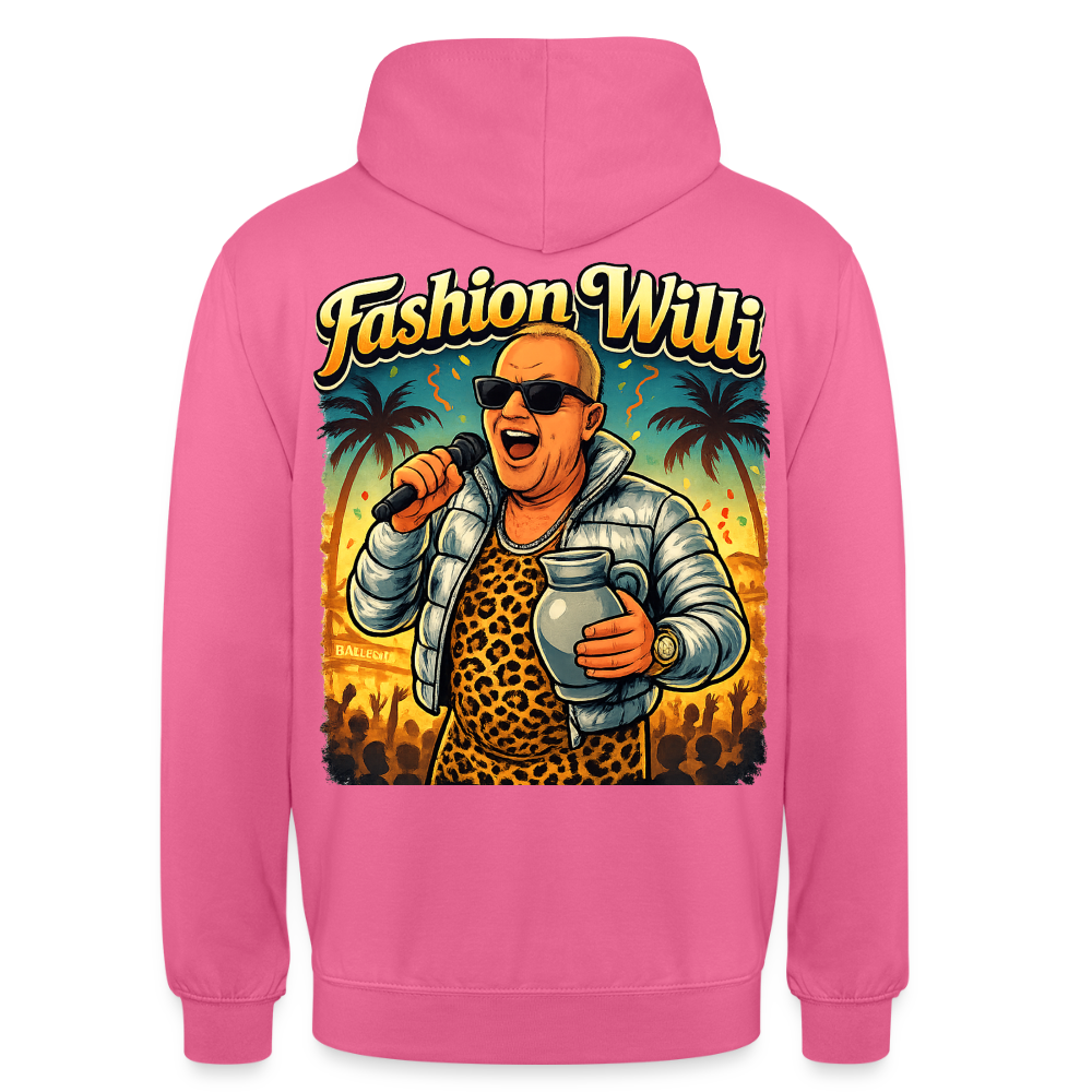 Hoodie Fashion Willi Unisex - pink