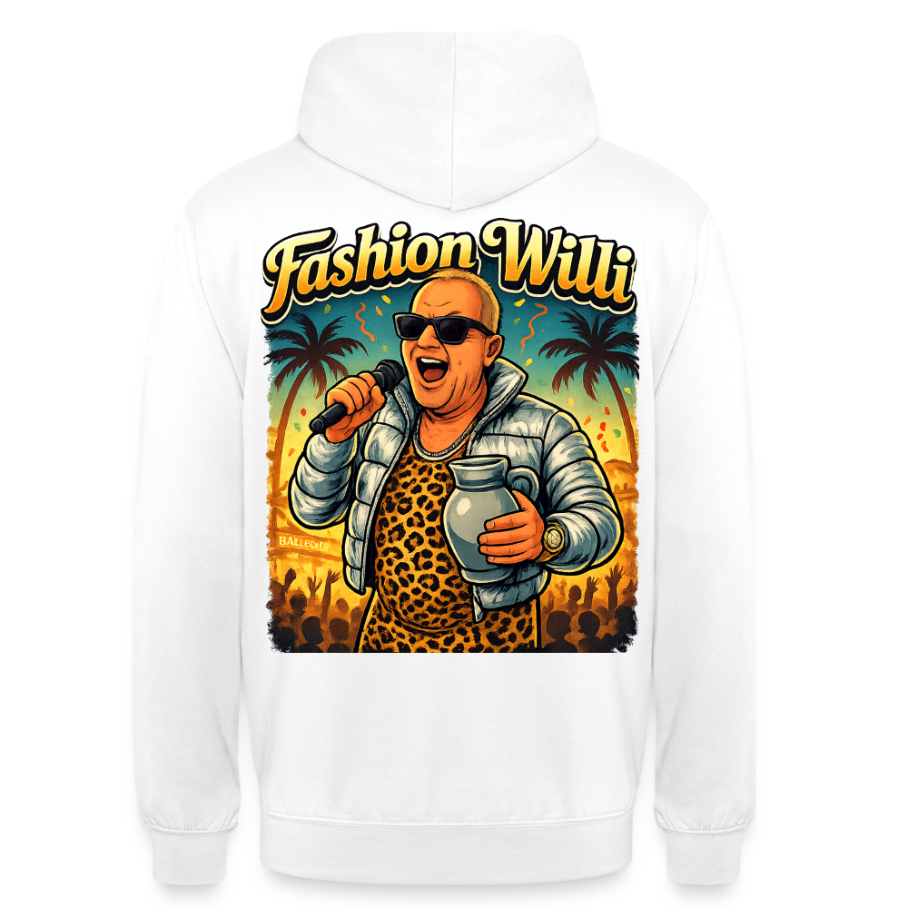Hoodie Fashion Willi Unisex - white